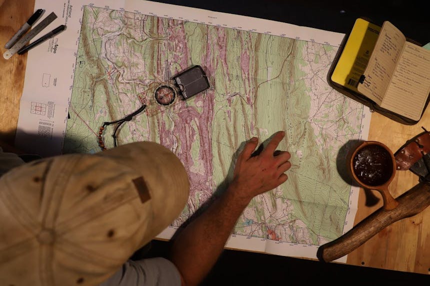 reading a topo map