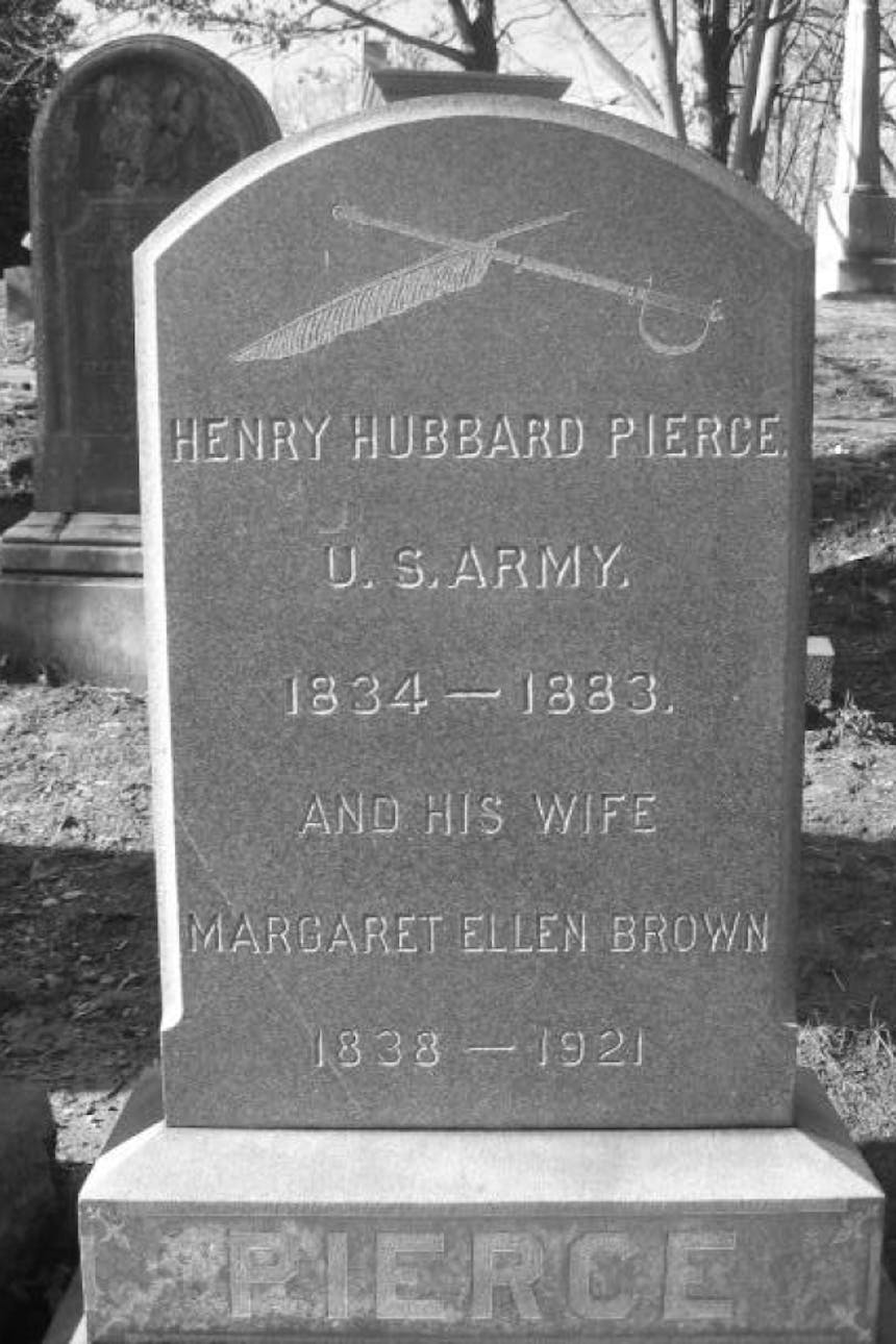 Gravestone of Henry Hubbard Pierce, US Army 1834-1883