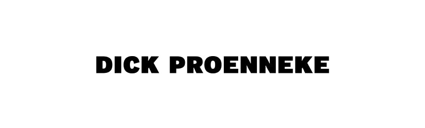 Dick Proenneke black text on white background