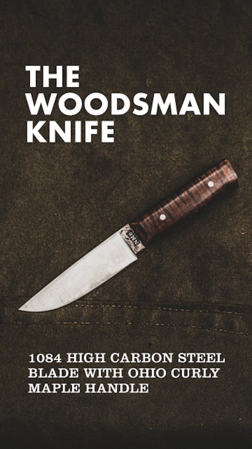 the woodsman knife ad image
