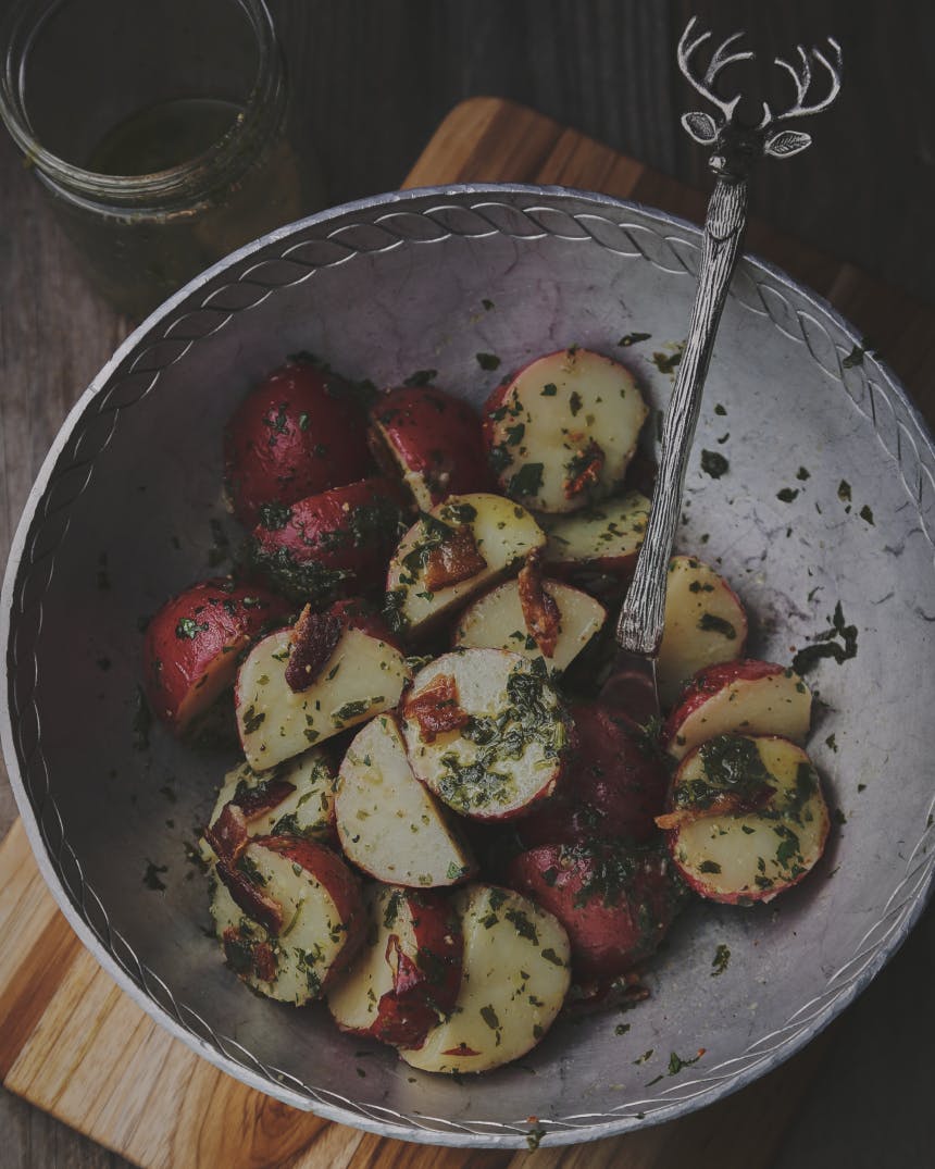 Garlic Mustard Potato Salad_1