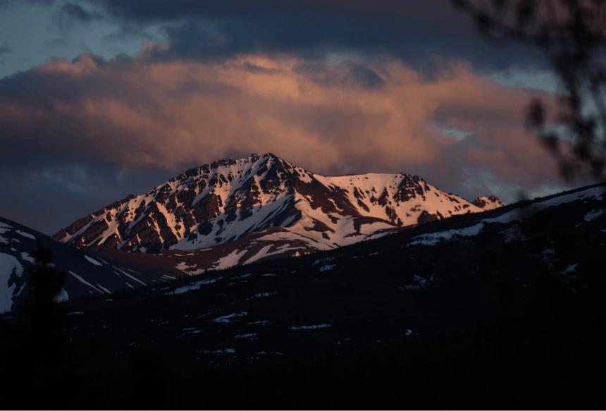 Evening light on Mt. Denali