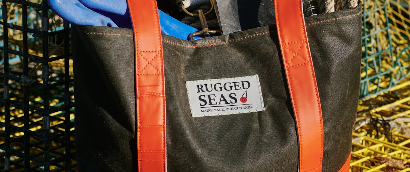 Filson x Rugged Seas tote bag