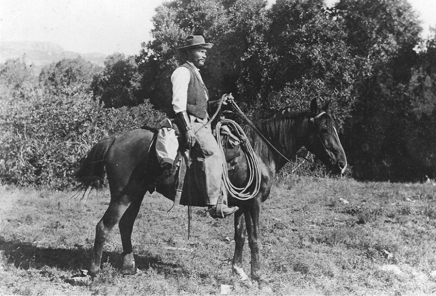 Cowboy on horse