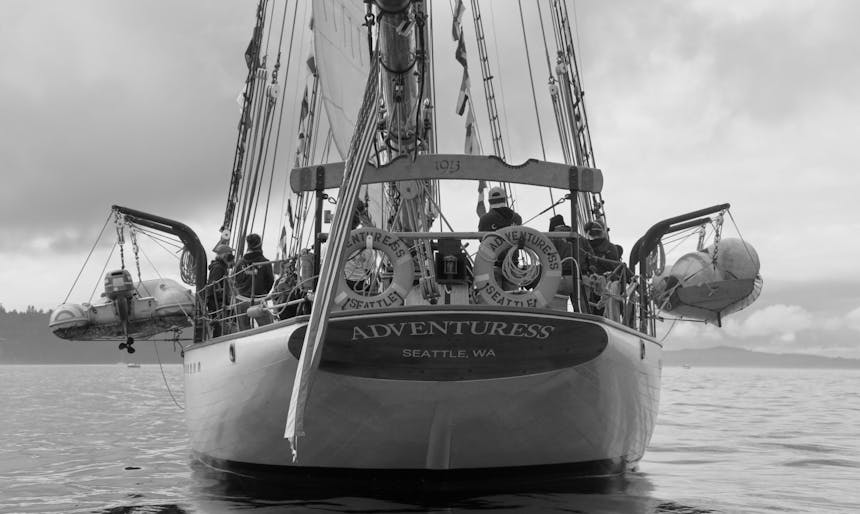 the transom of the adventuress