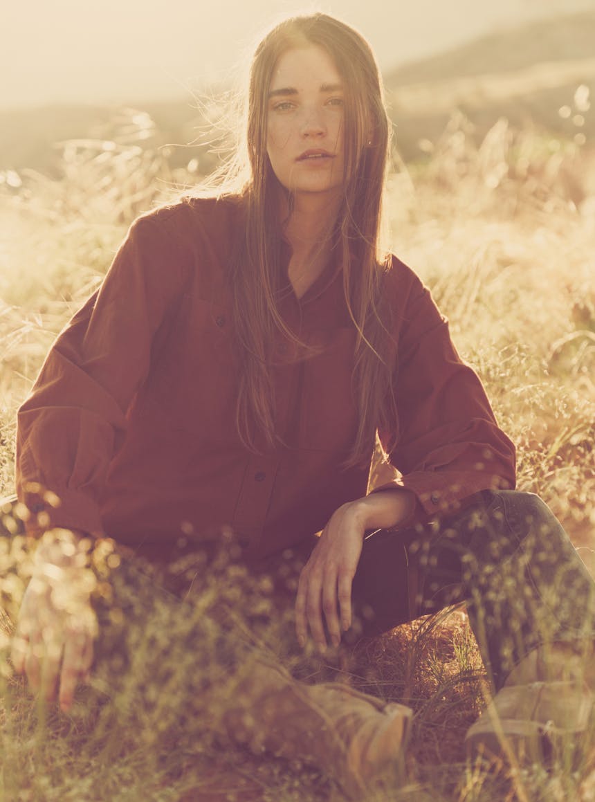 Ava sitting