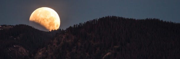 Partial Lunar Eclipse.