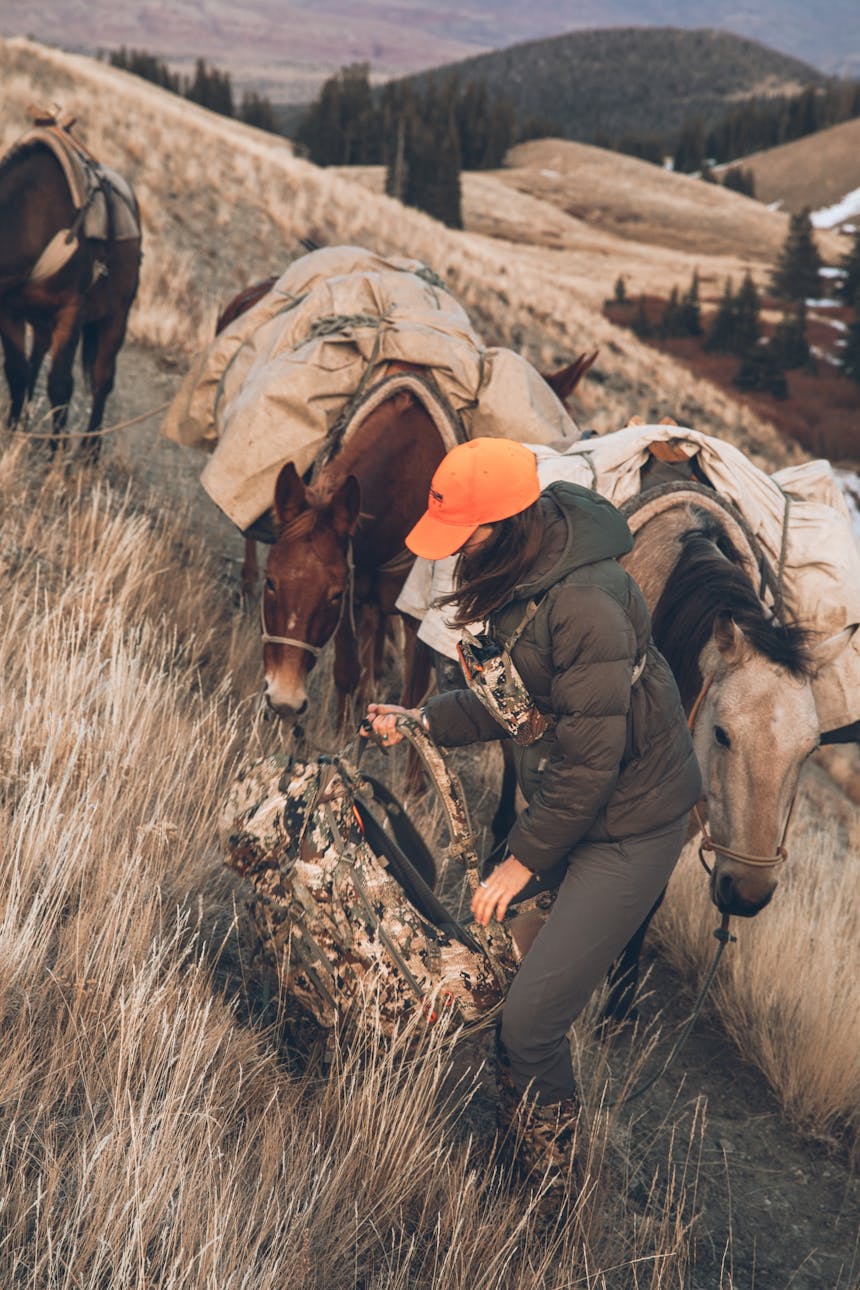 jessie with her pack